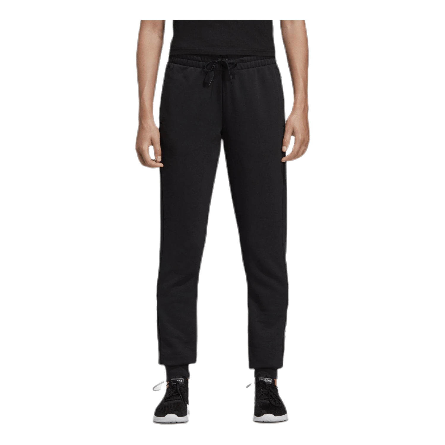 ADIDAS Essentials Linear Pant Black / White 3 ADIDAS Essentials Linear Pant Black / White