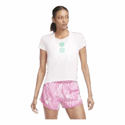 Nike Icon Clash SS Top Pink/White