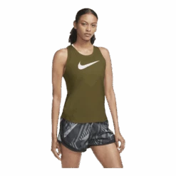 Nike Swoosh Run Tank White/Green