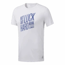 Reebok Les Mills Poly Graphic SS Tee White