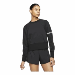 Nike Dry Get Fit Fleece Crew White/Black