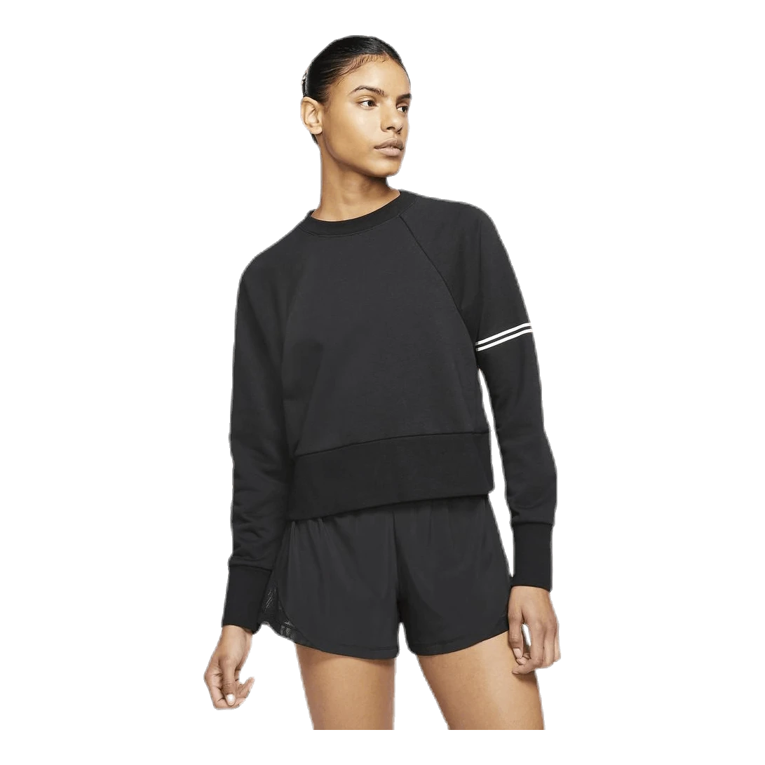 Nike Dry Get Fit Fleece Crew White/Black 3 Nike Dry Get Fit Fleece Crew White/Black