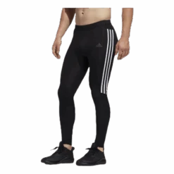 Adidas Run It Tight 3 Stripe Men Black / White