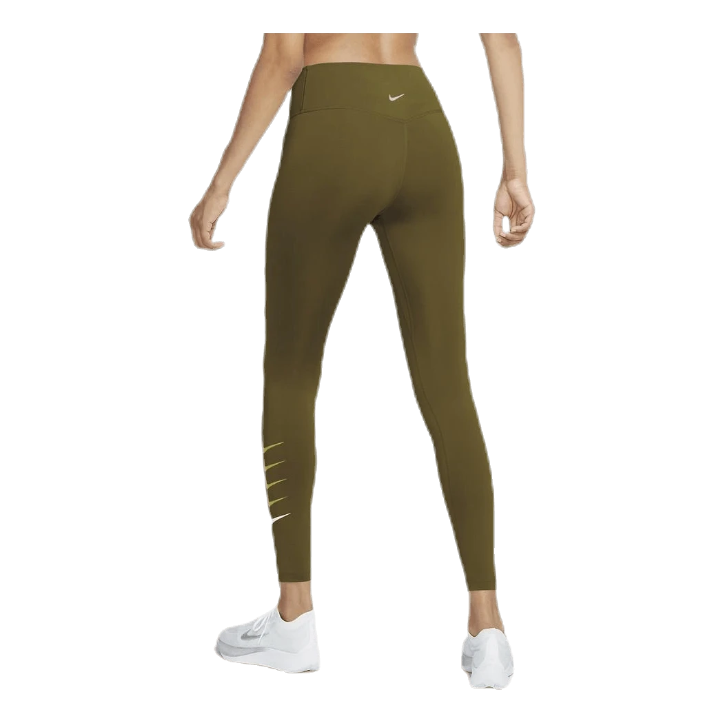 Nike Swoosh Run Tight 7/8 Green 4 Nike Swoosh Run Tight 7/8 Green - Image 2