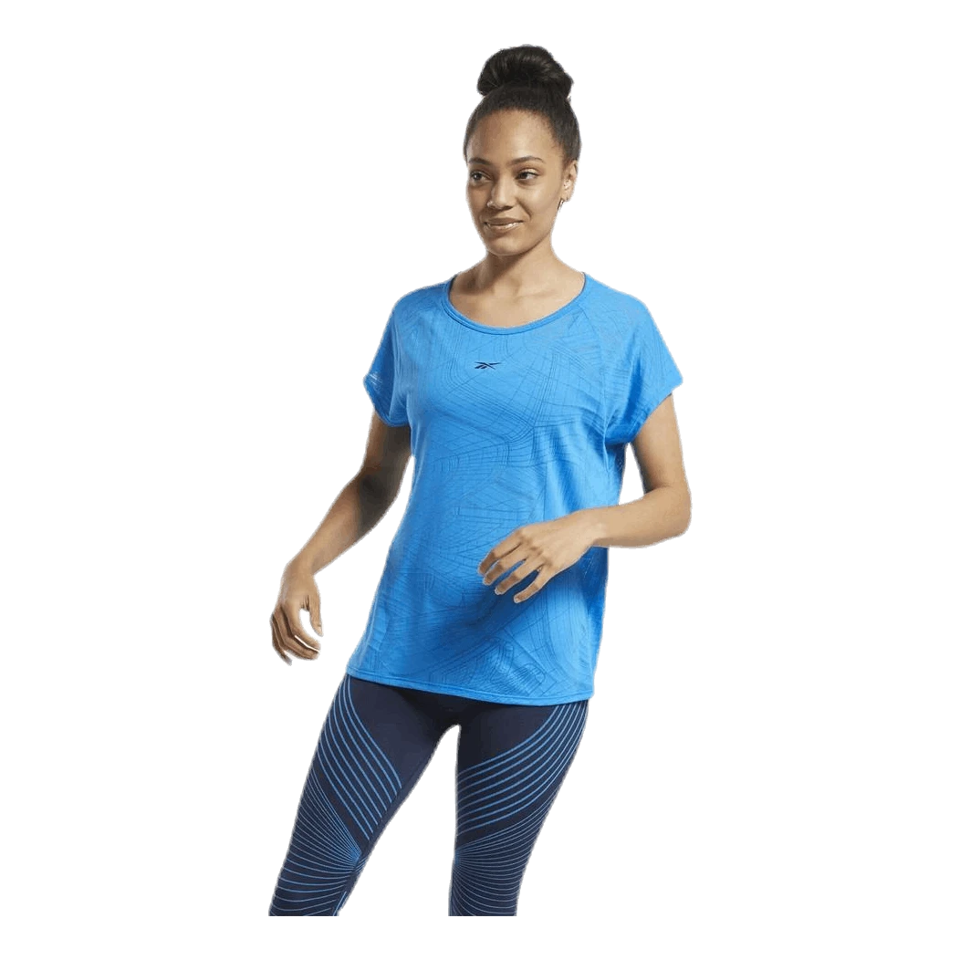 Reebok Burnout Tee Blue 3 Reebok Burnout Tee Blue