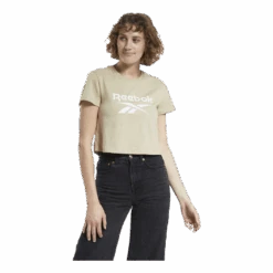 Reebok Classic Cl F Big Logo Tee Beige