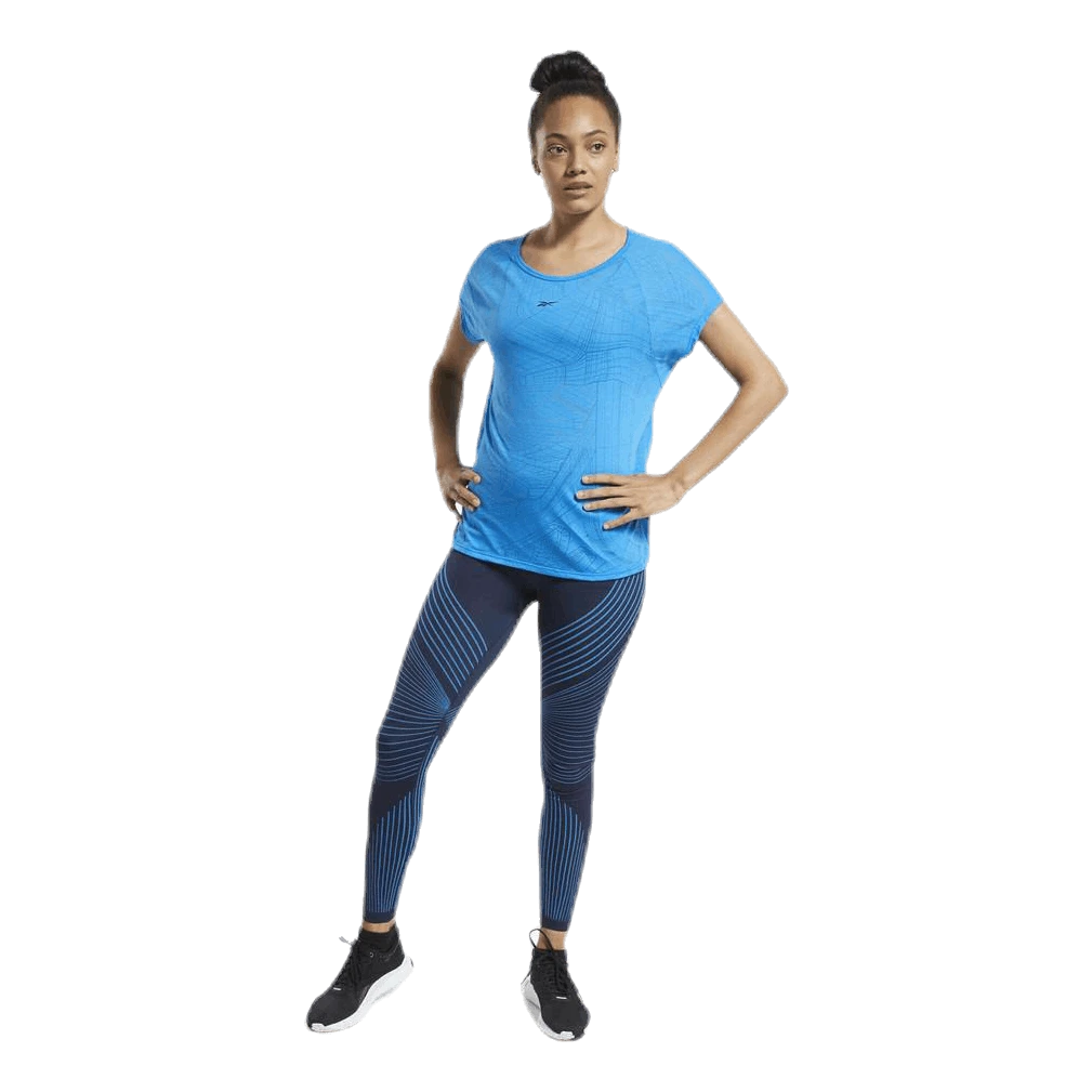 Reebok Burnout Tee Blue 4 Reebok Burnout Tee Blue - Image 2