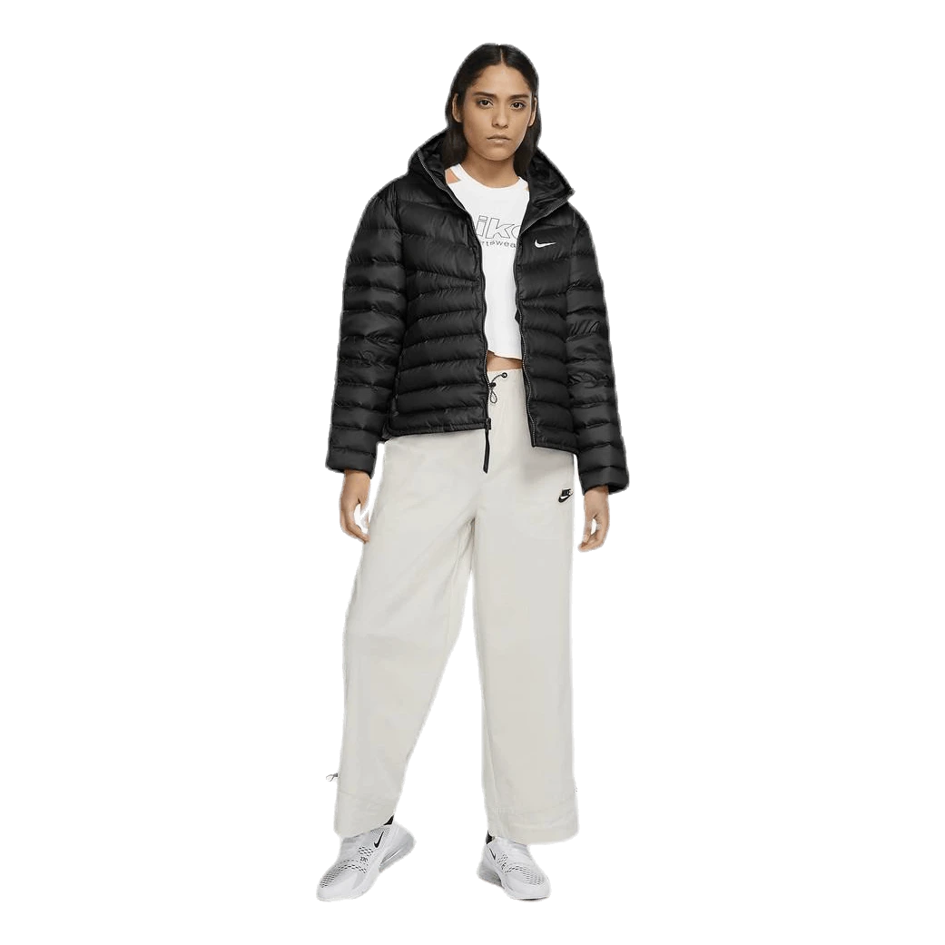 Nike Nsw Wr Lt Wt Dwn Jkt White/Black 5 Nike Nsw Wr Lt Wt Dwn Jkt White/Black - Image 3