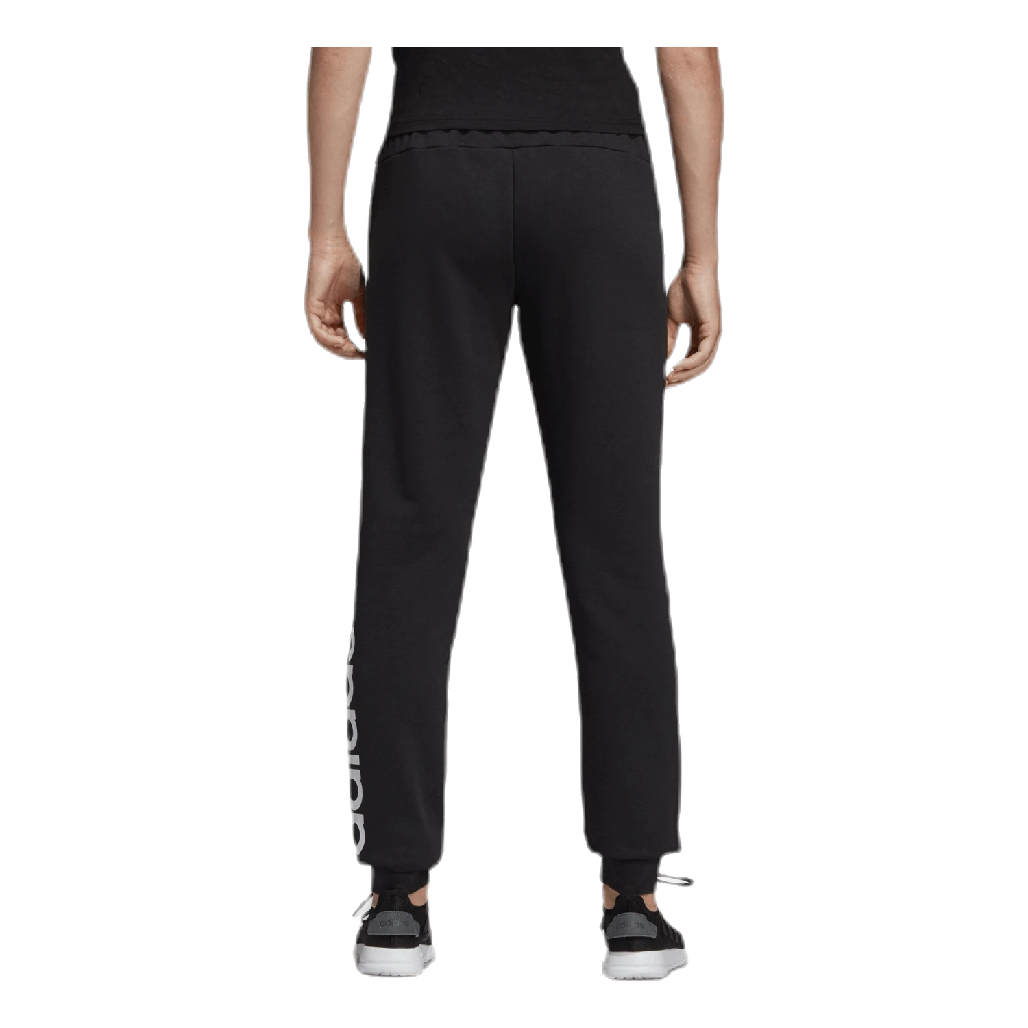 ADIDAS Essentials Linear Pant Black / White 5 ADIDAS Essentials Linear Pant Black / White - Image 3