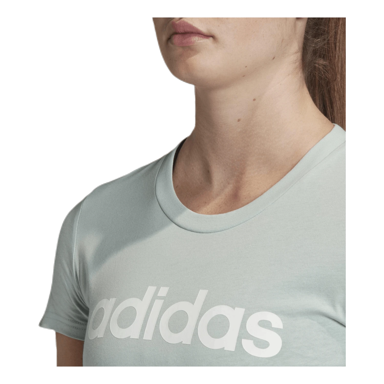 ADIDAS Linear Slim Tee Blue 8 ADIDAS Linear Slim Tee Blue - Image 6