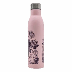Gaiam Easy Grip Water Bottle Floral Pink/Purple -BJØRN BORG kauppa 018713627087 002 a14ba2137ba24ae1a0bd24d76bcd2054