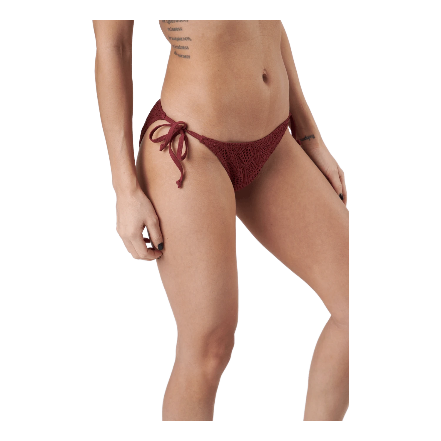 Kalani Crochet Tie Tanga Red 4 Kalani Crochet Tie Tanga Red - Image 2