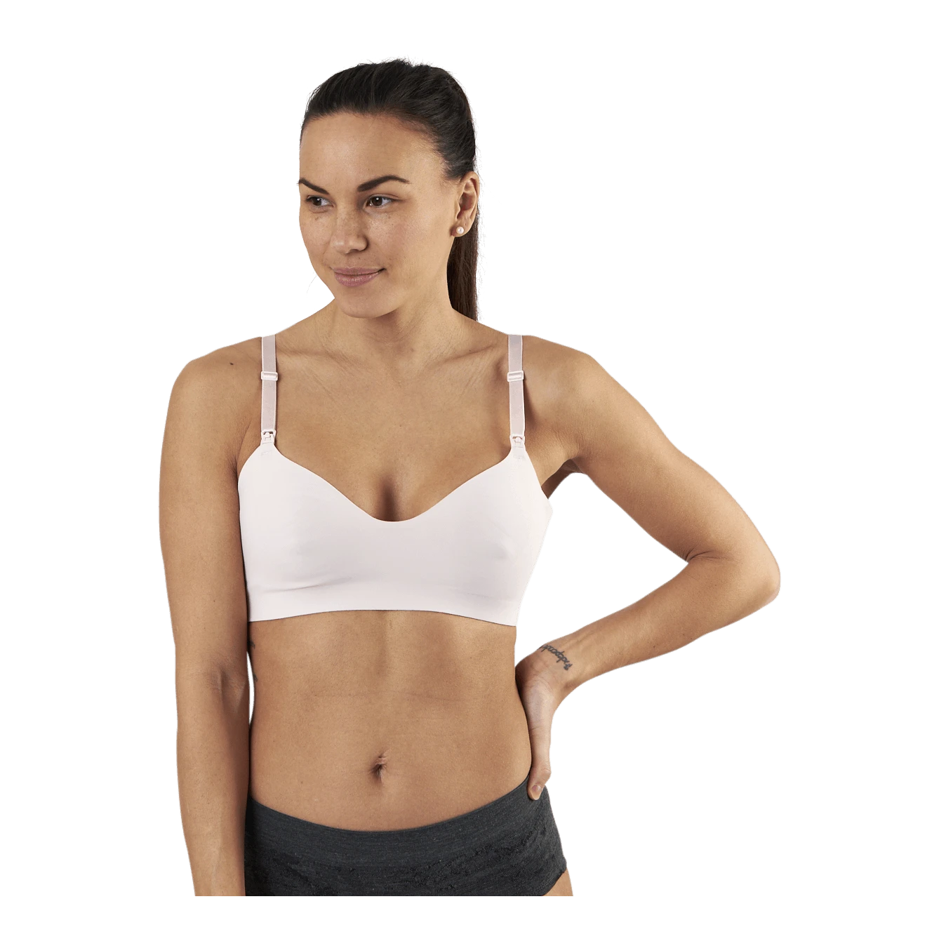 Calvin Klein Unlined Maternity Bralette Pink 3 Calvin Klein Unlined Maternity Bralette Pink