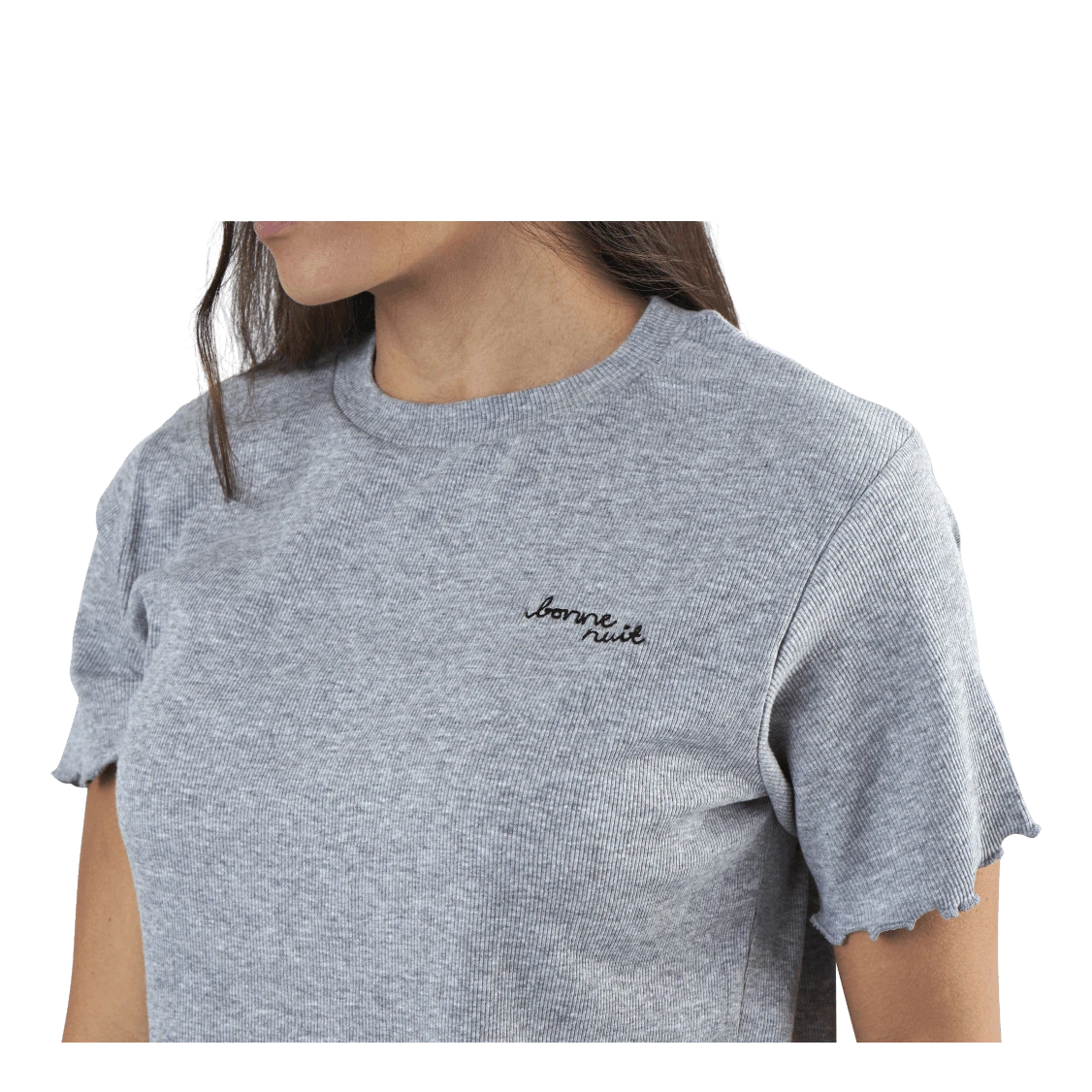 Sara Rib Pyjama Set Grey 3 Sara Rib Pyjama Set Grey