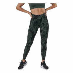 CASALL Iconic Printed 7/8 Tights Green