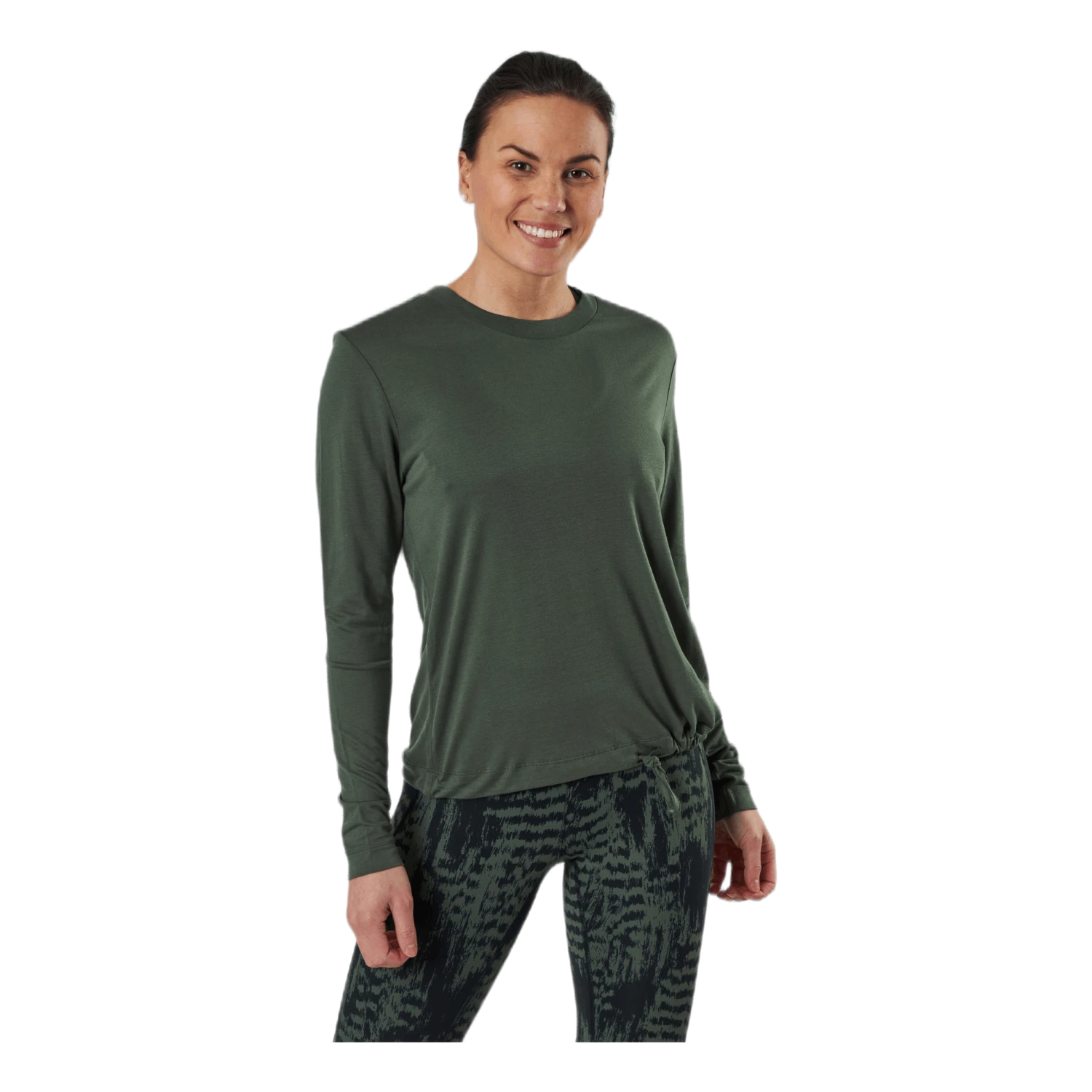 CASALL Ease Crew Neck Green 3 CASALL Ease Crew Neck Green