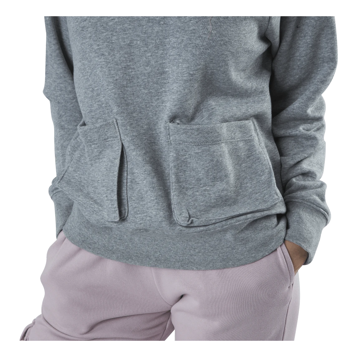 Nike Nsw Swoosh Hoodie Ft Grey 7 Nike Nsw Swoosh Hoodie Ft Grey - Image 5