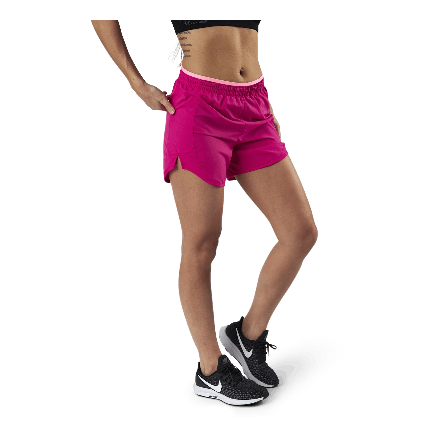 Nike Tempo Luxe 5" Running Short Silver/Red 8 Nike Tempo Luxe 5" Running Short Silver/Red - Image 6