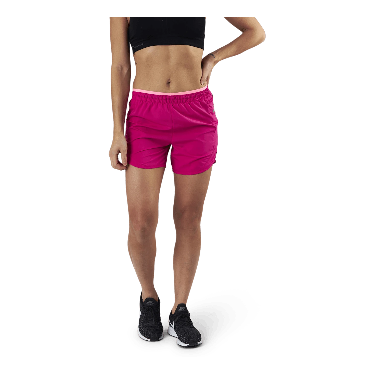 Nike Tempo Luxe 5" Running Short Silver/Red 6 Nike Tempo Luxe 5" Running Short Silver/Red - Image 4