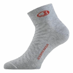 Icebreaker Run+ Ultralight Mini White/Grey