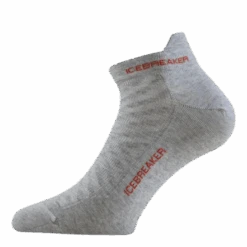 Icebreaker Run+ Ultralight Micro White/Grey