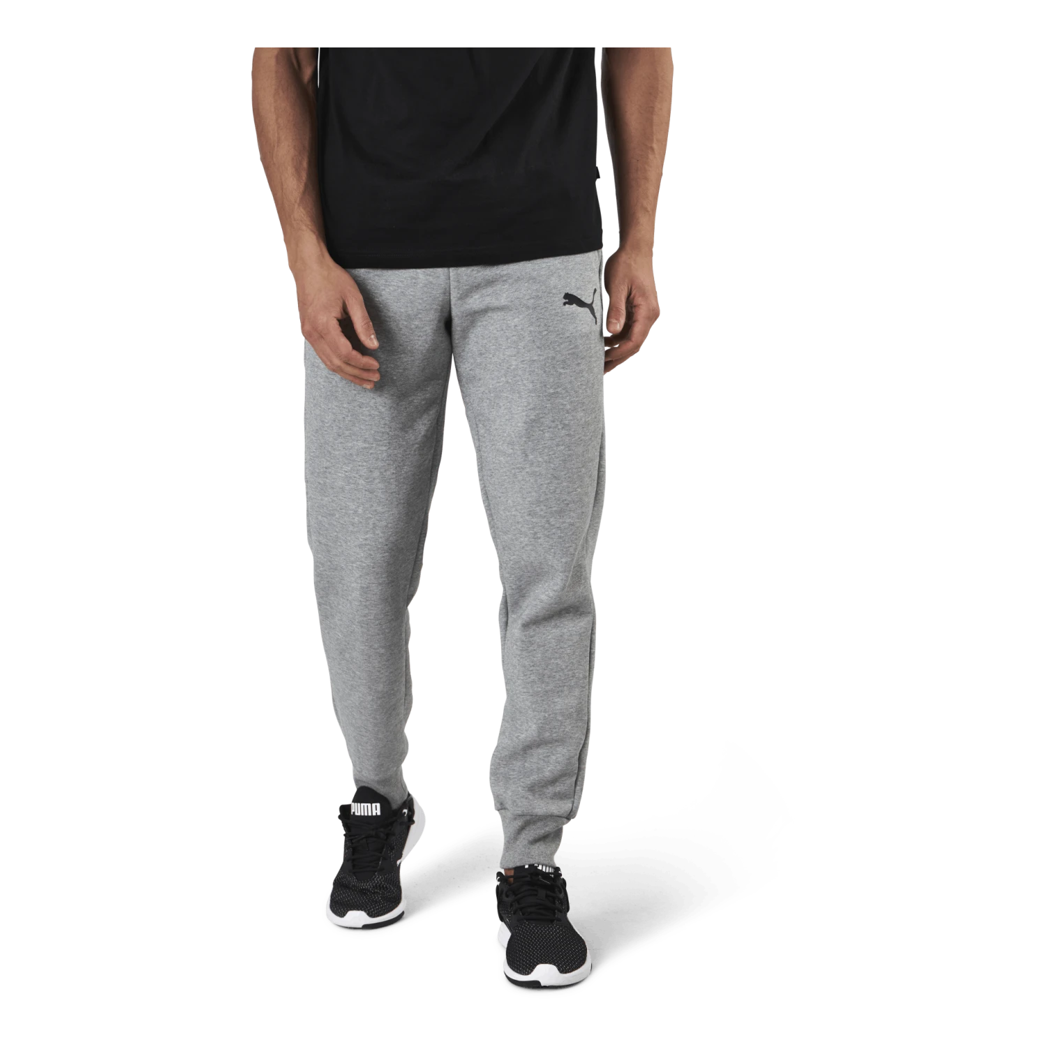 Puma Essential Logo Pants Fl Cl Grey 3 Puma Essential Logo Pants Fl Cl Grey