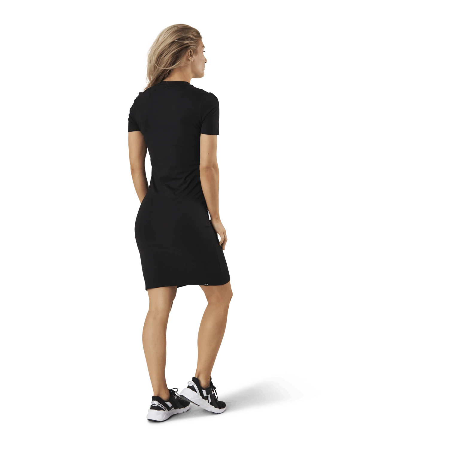 Puma Essential Slim Tee Dress Black 5 Puma Essential Slim Tee Dress Black - Image 3
