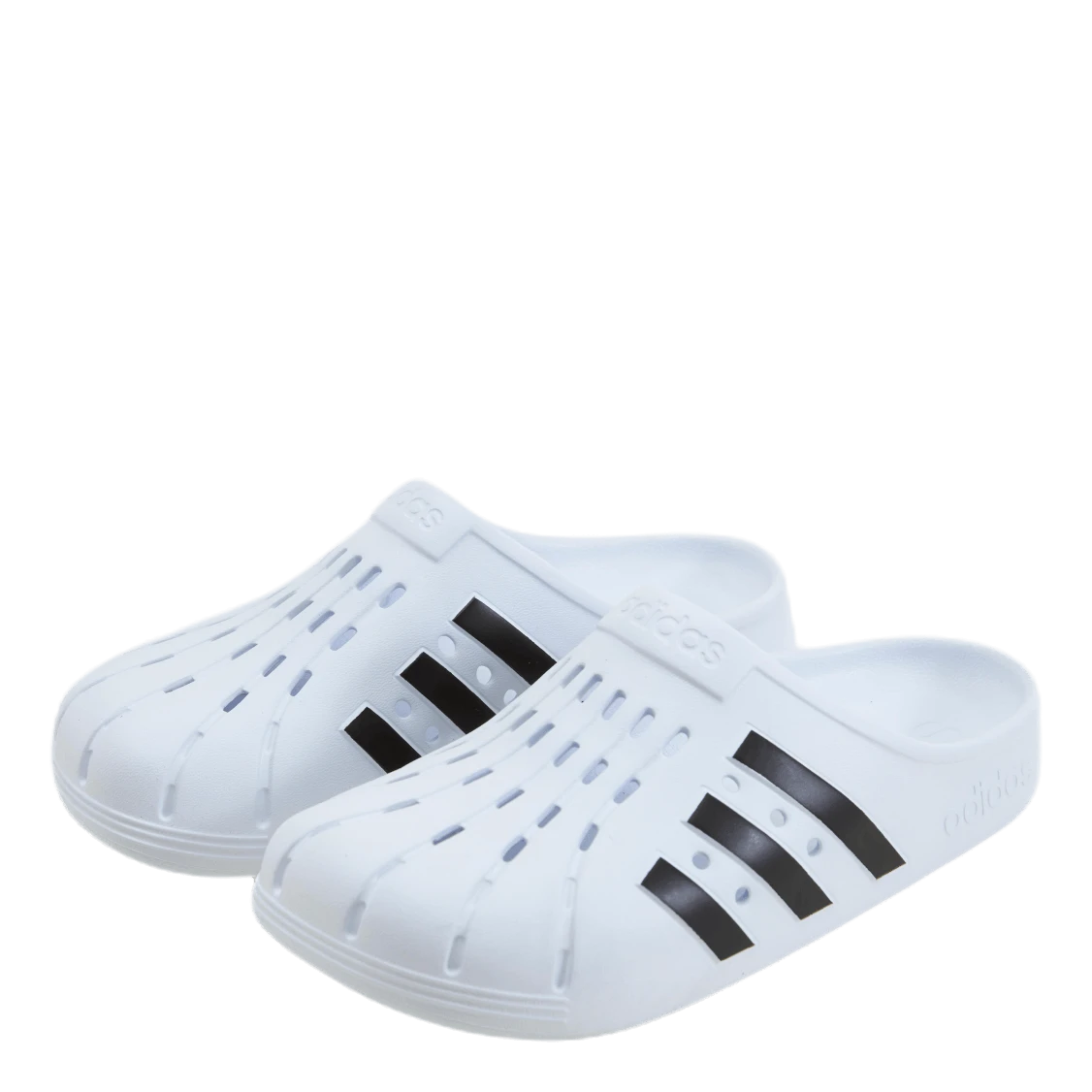 ADIDAS Adilette Clog Cloud White / Core Black / Cloud White 9 ADIDAS Adilette Clog Cloud White / Core Black / Cloud White - Image 7