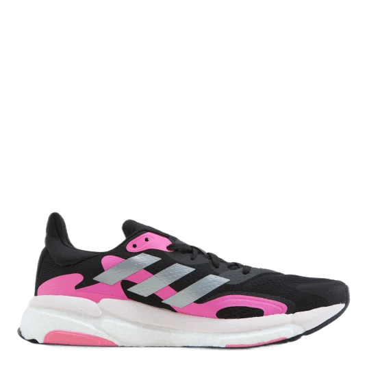 ADIDAS Solar Boost 3 W Core Black / Screaming Pink / Halo Silver 5 ADIDAS Solar Boost 3 W Core Black / Screaming Pink / Halo Silver - Image 3