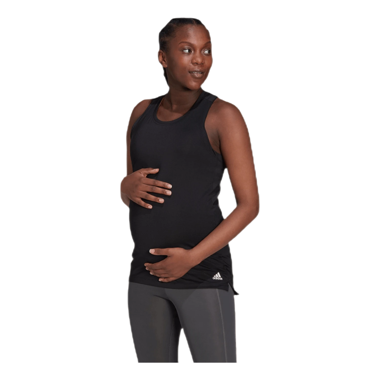 ADIDAS Sport Tank (Maternity) Black / White 3 ADIDAS Sport Tank (Maternity) Black / White