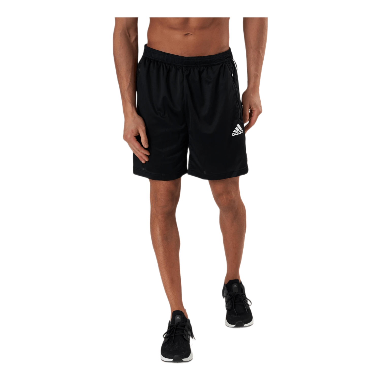 ADIDAS D2M 3-Stripes Short Black / White 4 ADIDAS D2M 3-Stripes Short Black / White - Image 2