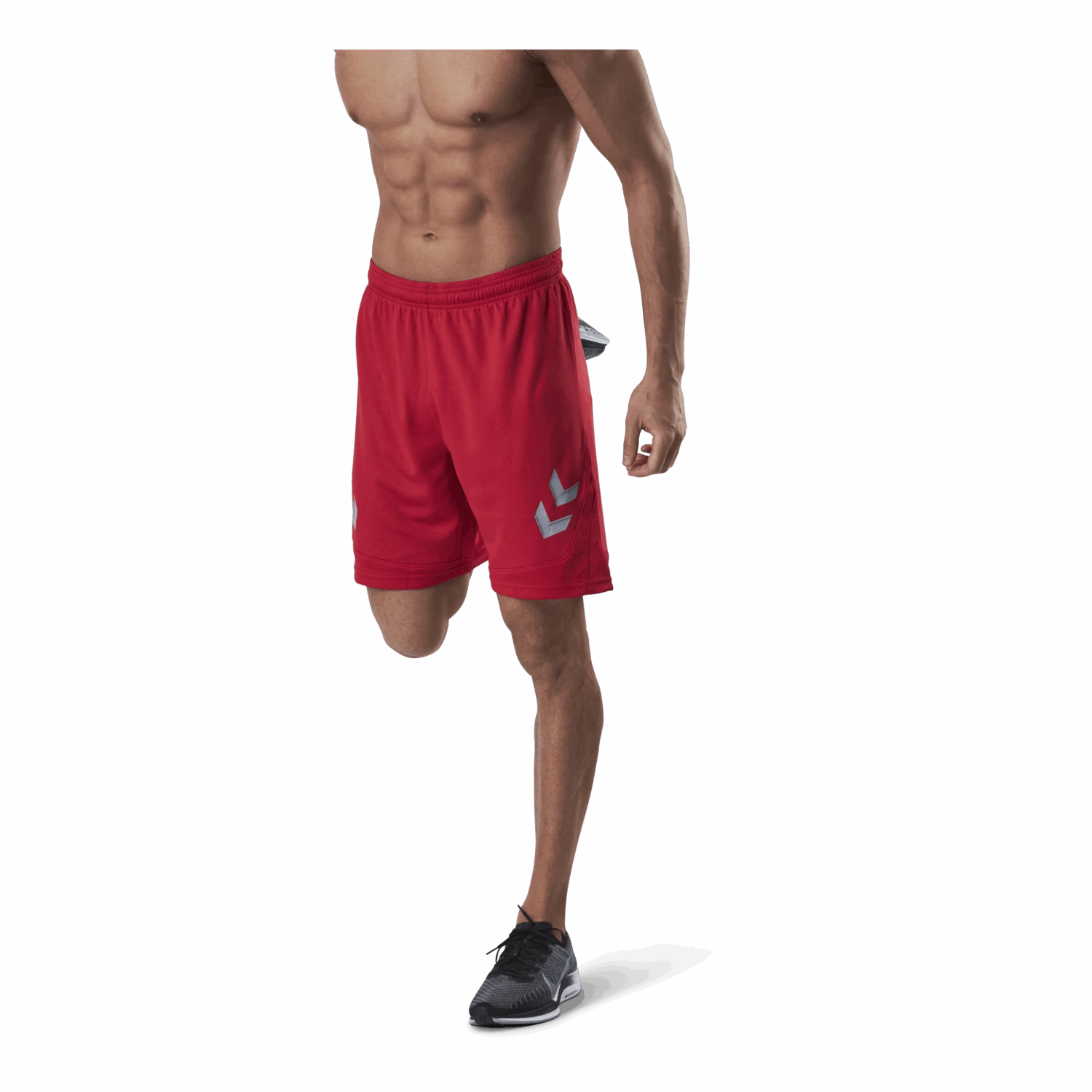 Hummel Poly Shorts Red 6 Hummel Poly Shorts Red - Image 4