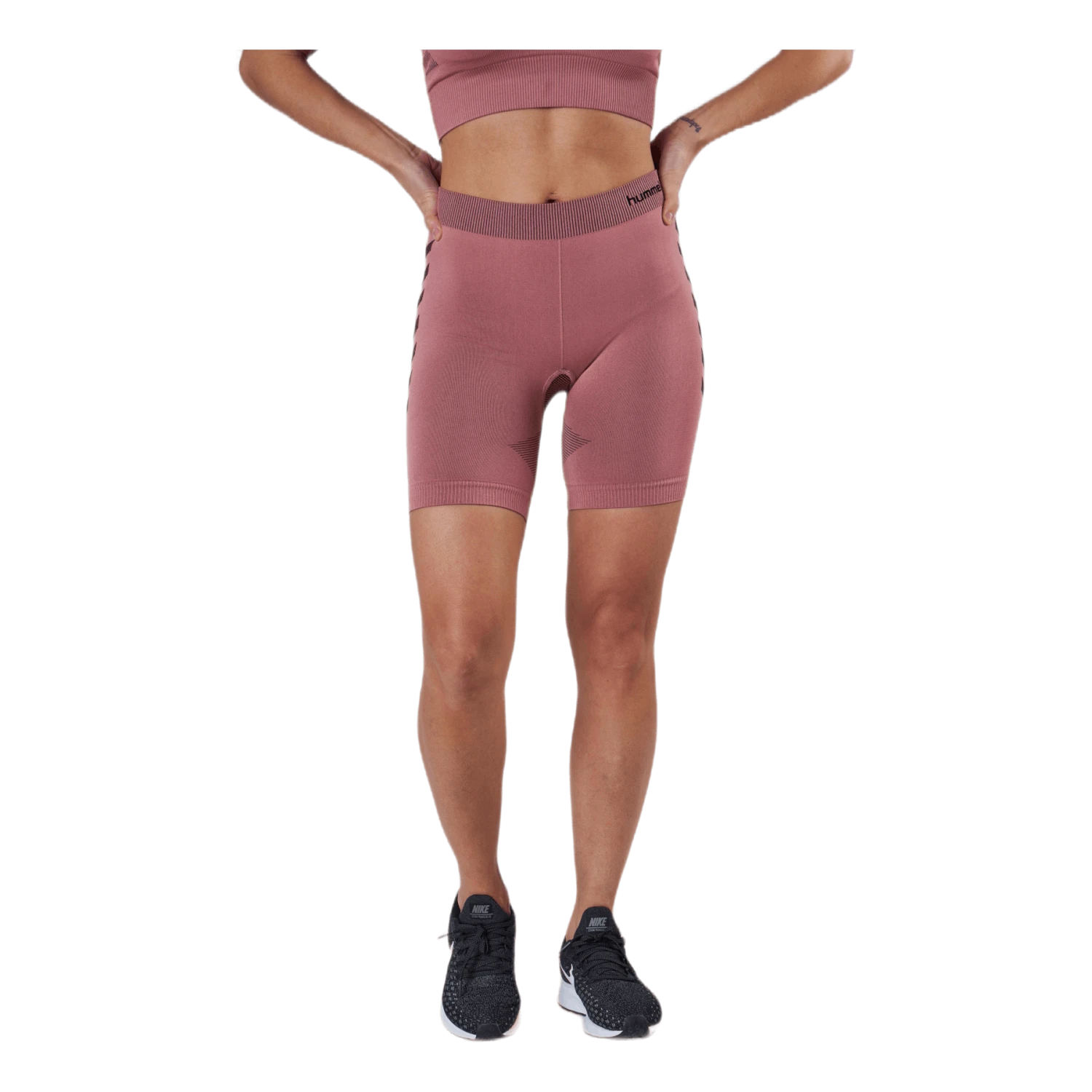 Hummel Seamless Training Tights Pink 3 Hummel Seamless Training Tights Pink