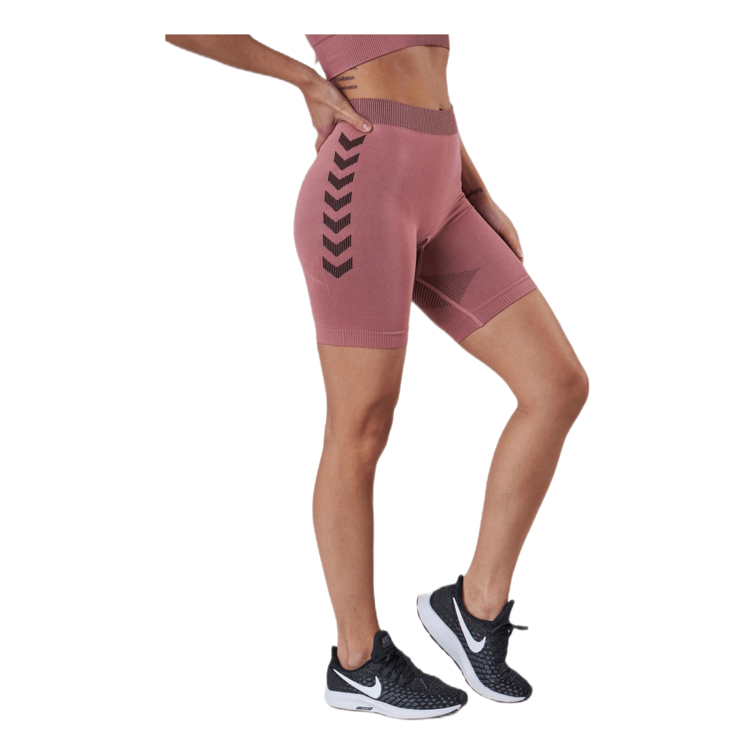 Hummel Seamless Training Tights Pink 4 Hummel Seamless Training Tights Pink - Image 2