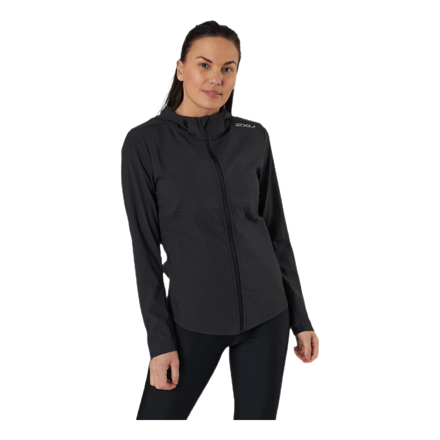 2XU Aero Jacket Black/Silver 3 2XU Aero Jacket Black/Silver