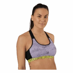 Mons Royale Sierra Sports Bra Purple/Grey