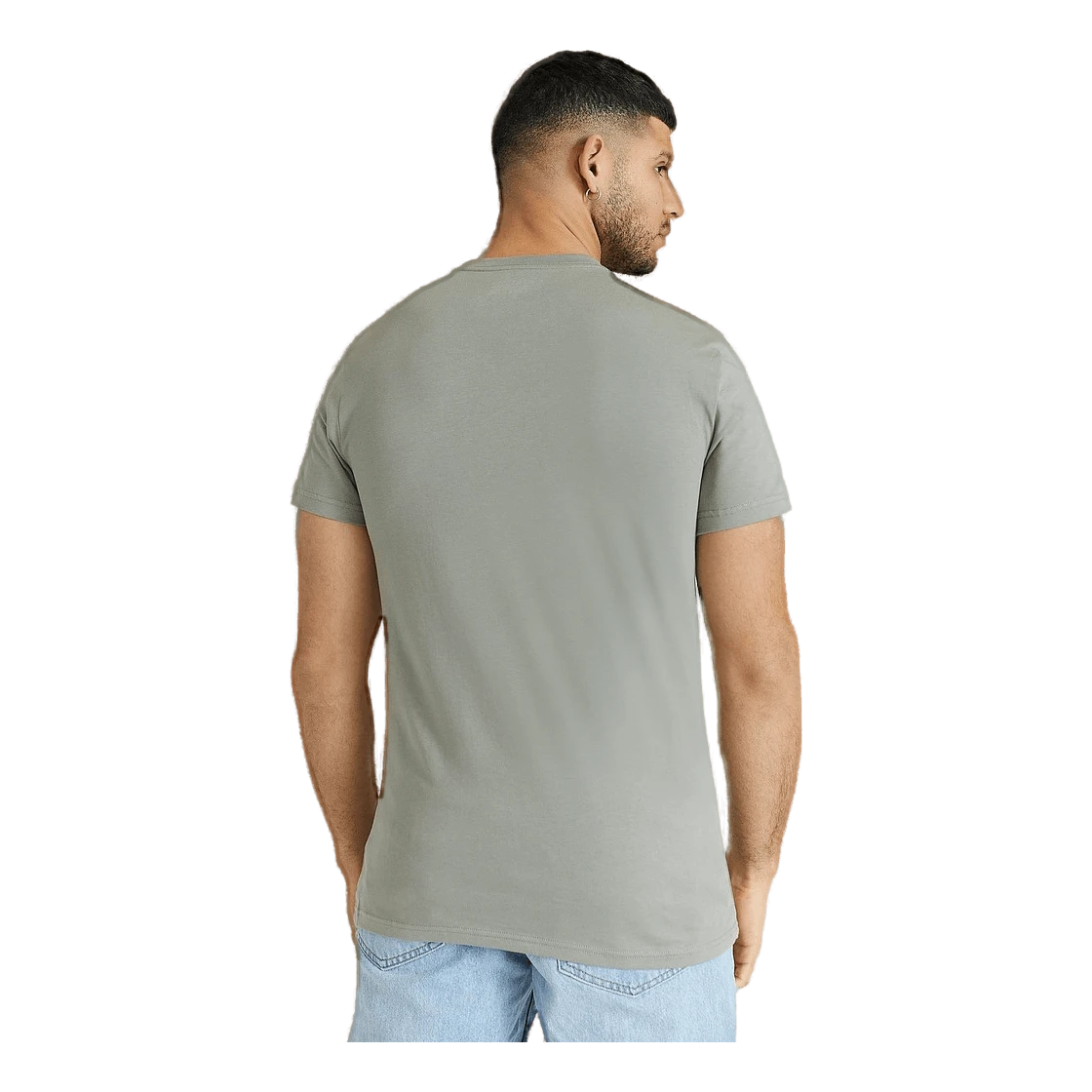 Crew-Neck Cotton Green 4 Crew-Neck Cotton Green - Image 2