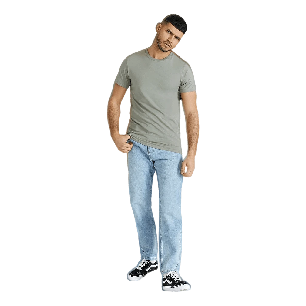 Crew-Neck Cotton Green 5 Crew-Neck Cotton Green - Image 3