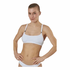 Calvin Klein Core Textured Bralette-Rp White