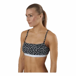 Calvin Klein Ck One Unlined Bralette 2-Pack White/Black -BJØRN BORG kauppa 09468 89 004