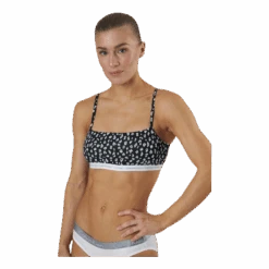 Calvin Klein Ck One Unlined Bralette 2-Pack White/Black -BJØRN BORG kauppa 09468 89 005