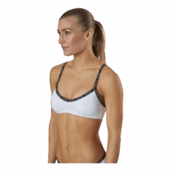 Calvin Klein Core Logo Tape Bralette-Rp White