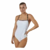 Calvin Klein Core Logo Tape Square Neck Swimsuit White -BJØRN BORG kauppa 09469 03 001
