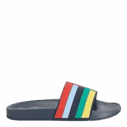 Happy Socks Pool Slider Stripe Patterned