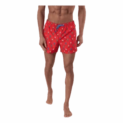 Happy Socks Flamingo Swimshorts Red