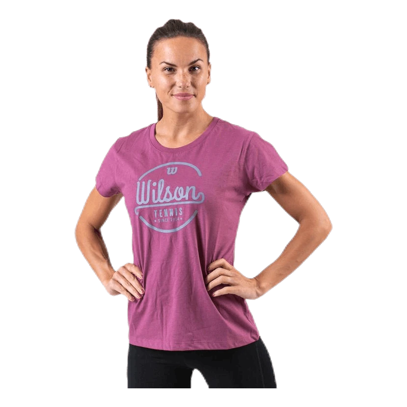 Wilson Lineage Tech Tee Purple/Grey 3 Wilson Lineage Tech Tee Purple/Grey