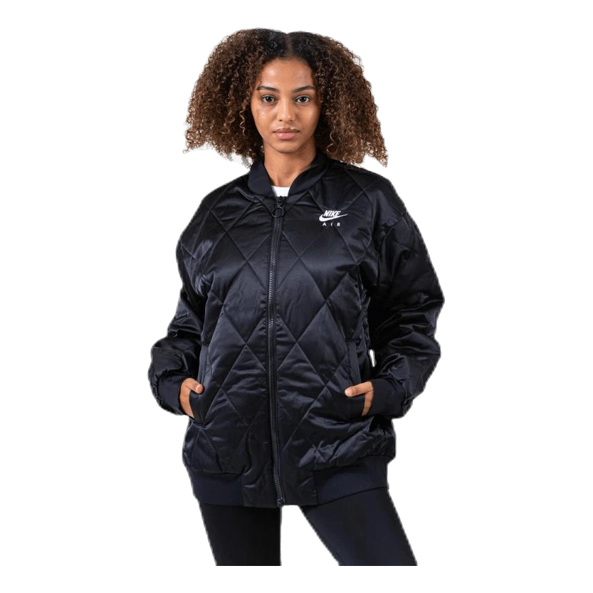 Nike Nsw Satin Jacket White/Black 3 Nike Nsw Satin Jacket White/Black