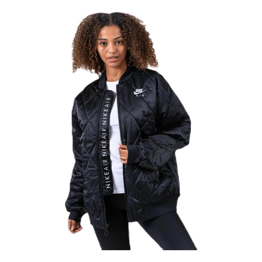 Nike Nsw Satin Jacket White/Black 7 Nike Nsw Satin Jacket White/Black - Image 5