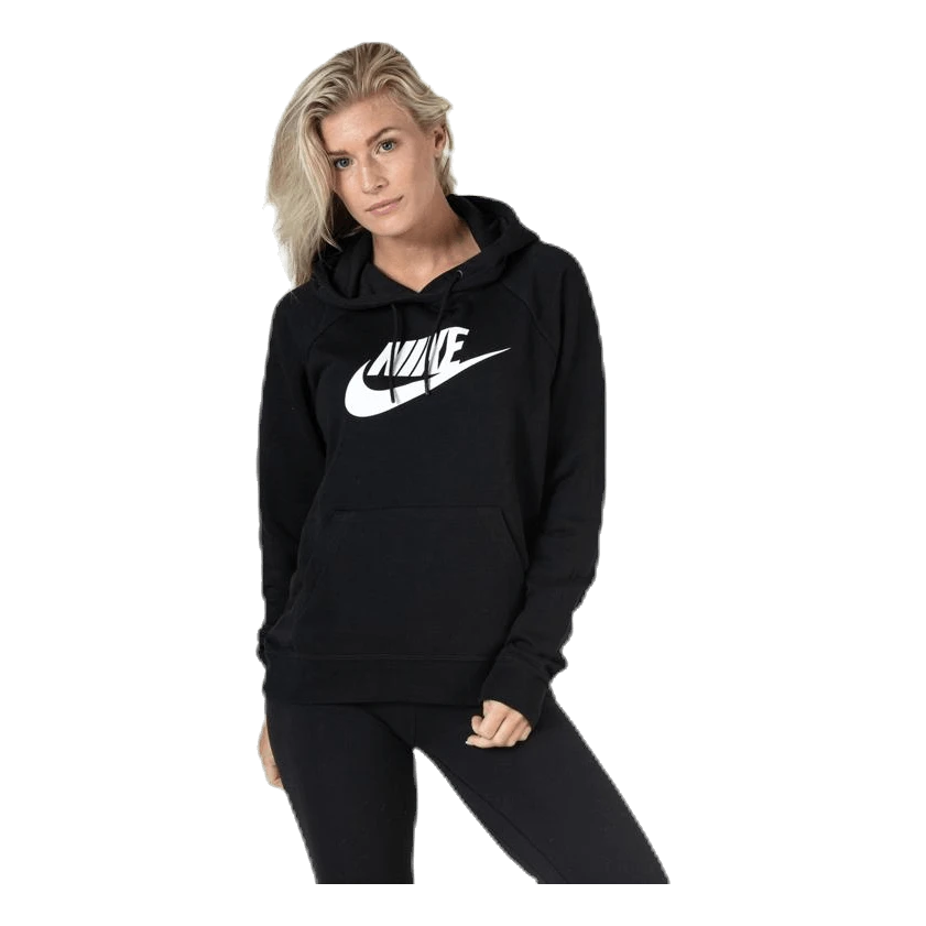 Nike Nsw Essential Hoodie White/Black 4 Nike Nsw Essential Hoodie White/Black - Image 2