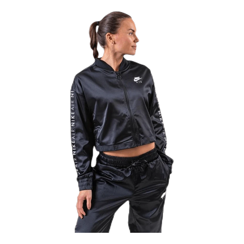 Nike Nsw Air Satin Track Jacket Black 3 Nike Nsw Air Satin Track Jacket Black